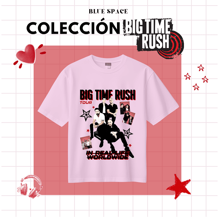 Polera BIG TIME RUSH CHILE - AMAZING 4