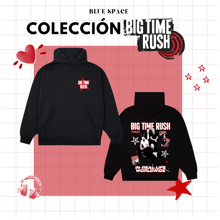 Polera BIG TIME RUSH CHILE - AMAZING 8