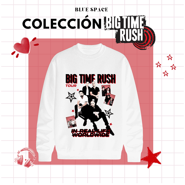 Polera BIG TIME RUSH CHILE - AMAZING 12