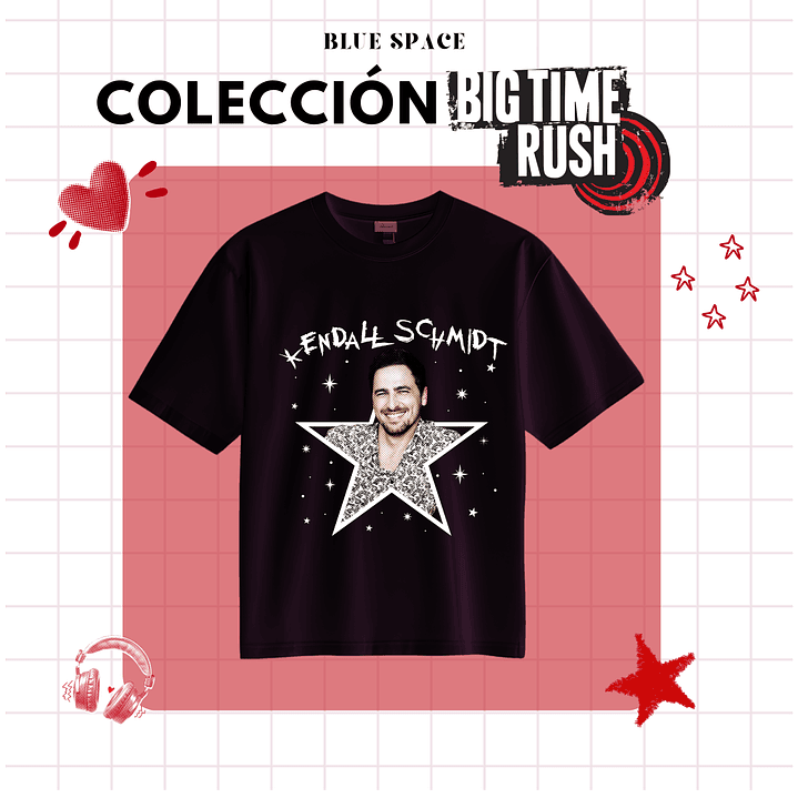 Polera BIG TIME RUSH CHILE - KENDALL SCHMIDT 1