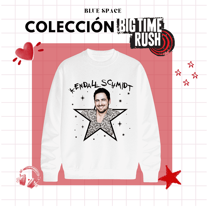 Polera BIG TIME RUSH CHILE - KENDALL SCHMIDT 13