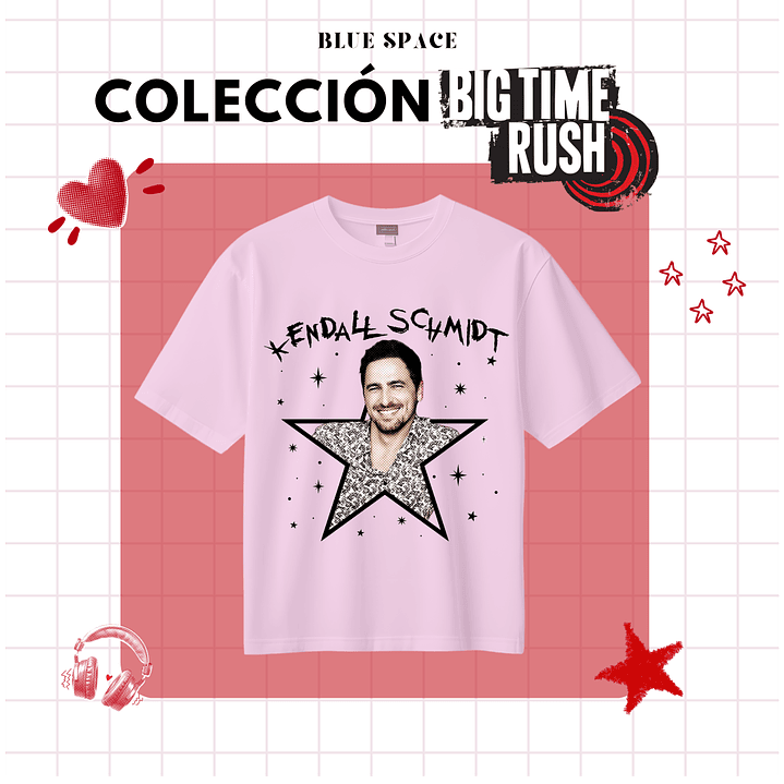 Polera BIG TIME RUSH CHILE - KENDALL SCHMIDT 5