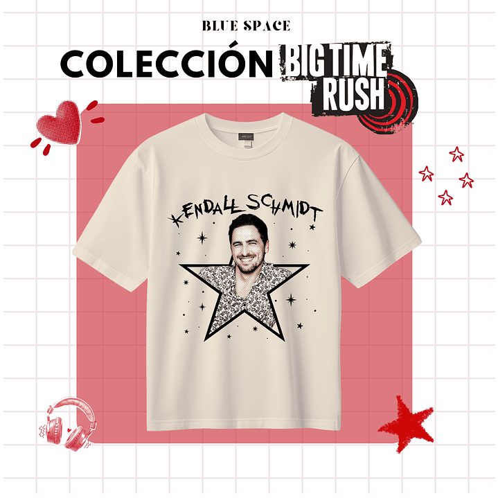 Polera BIG TIME RUSH CHILE - KENDALL SCHMIDT 6