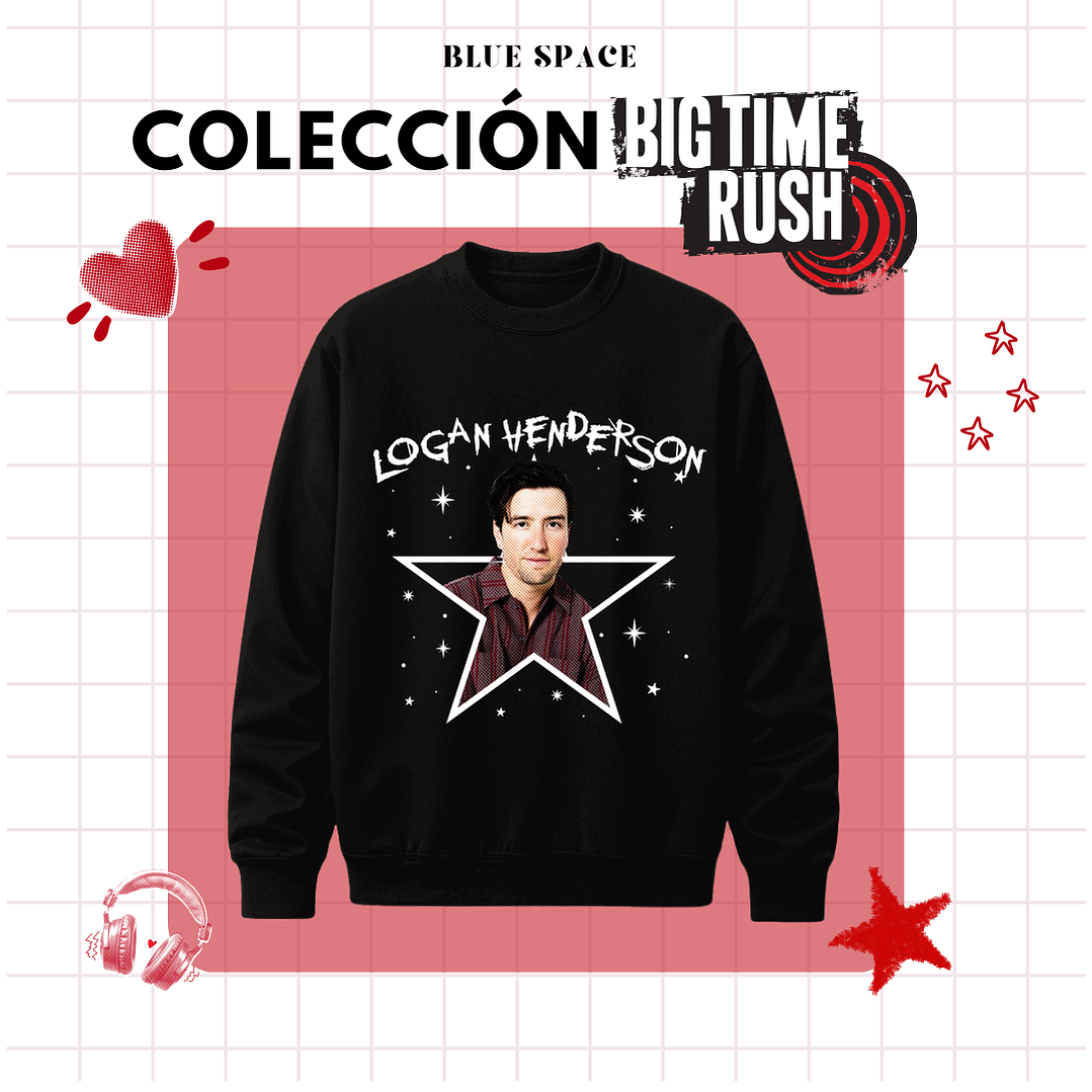 Polera BIG TIME RUSH CHILE - LOGAN HENDERSON 9