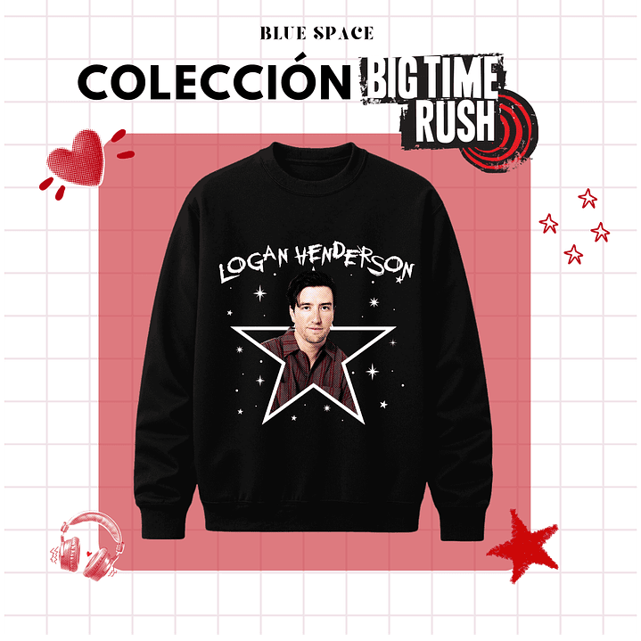 Polera BIG TIME RUSH CHILE - LOGAN HENDERSON 9