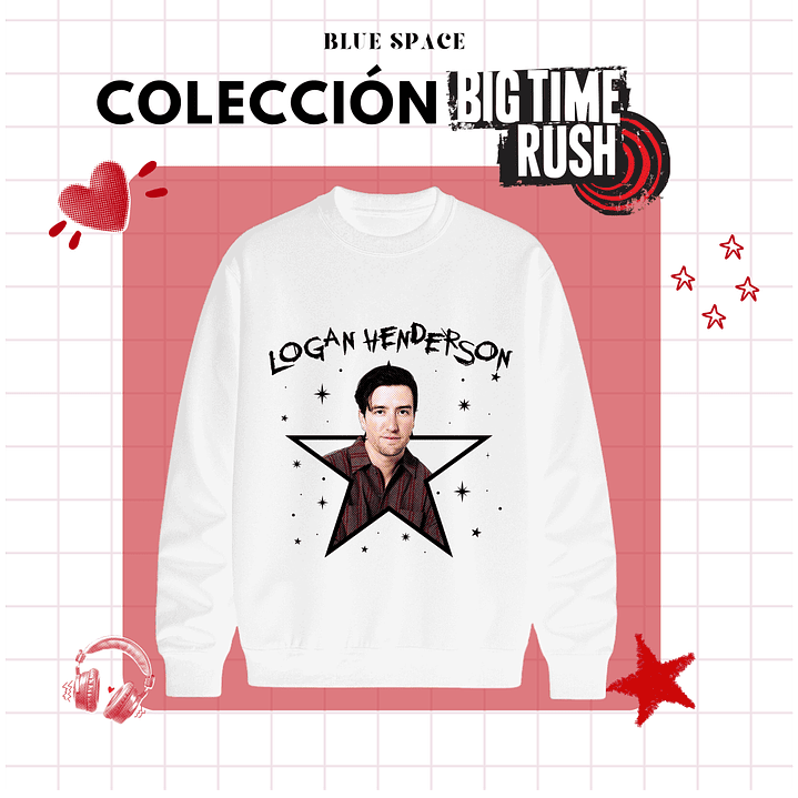 Polera BIG TIME RUSH CHILE - LOGAN HENDERSON 12