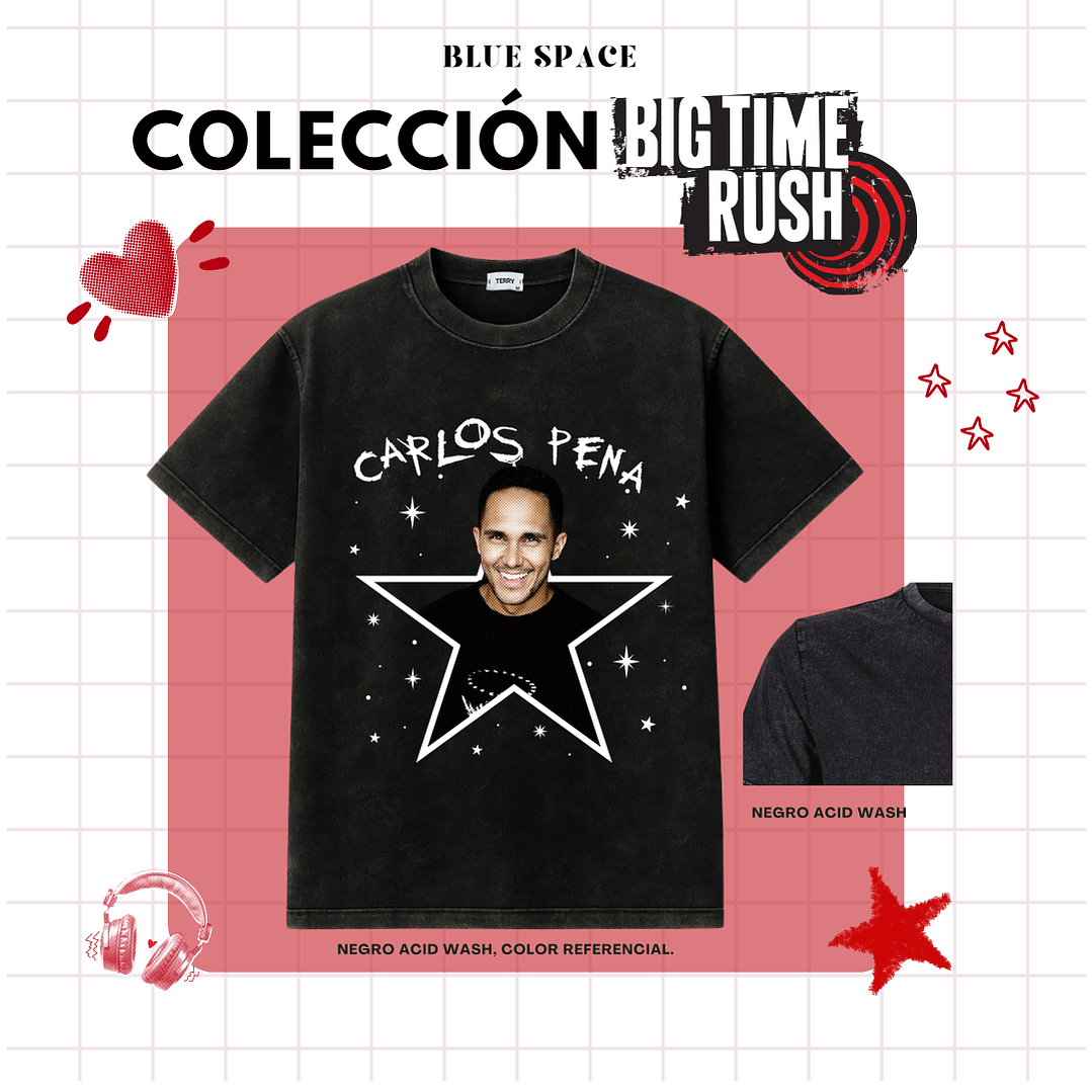 Polera BIG TIME RUSH CHILE - CARLOS PENA 3