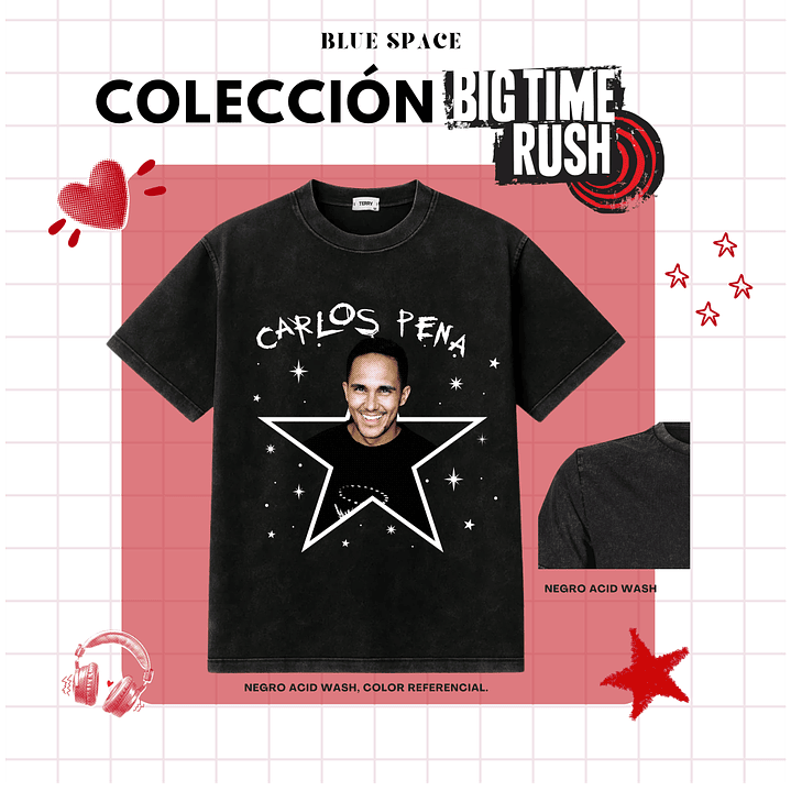Polera BIG TIME RUSH CHILE - CARLOS PENA 3