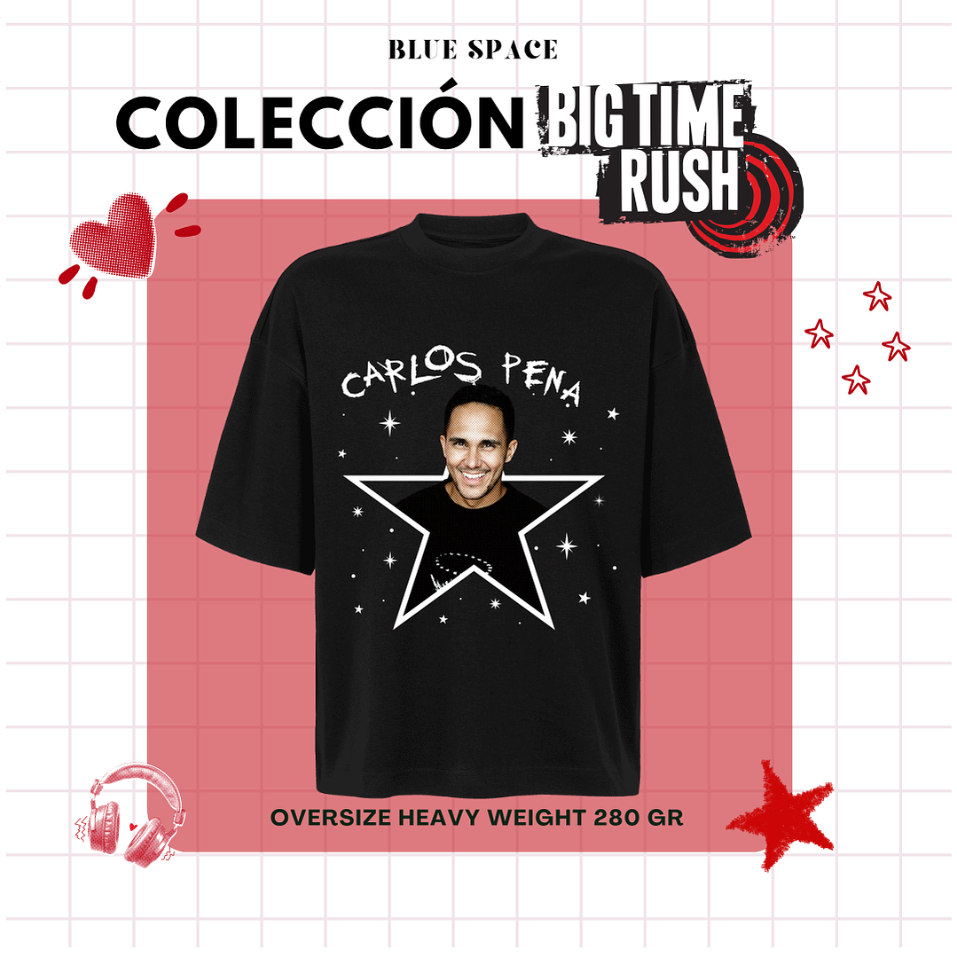Polera BIG TIME RUSH CHILE - CARLOS PENA 2
