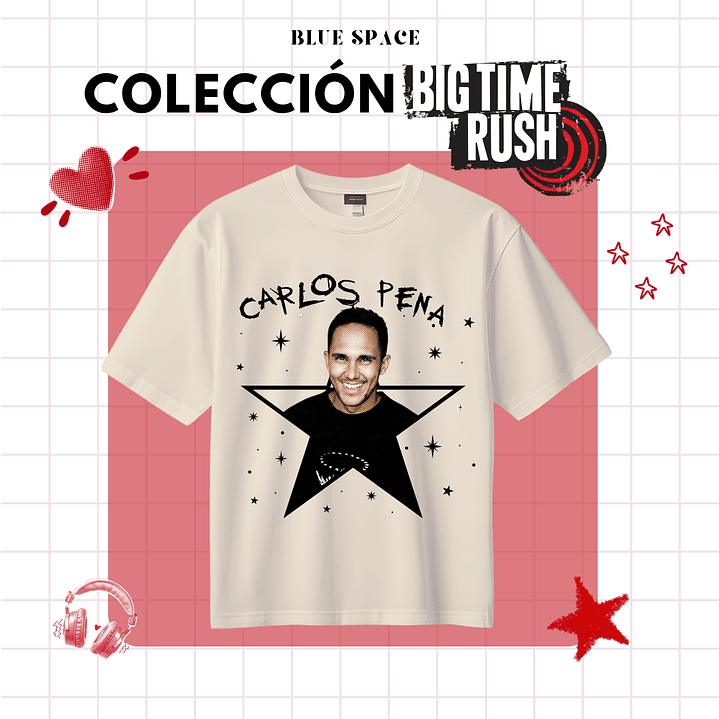 Polera BIG TIME RUSH CHILE - CARLOS PENA 5