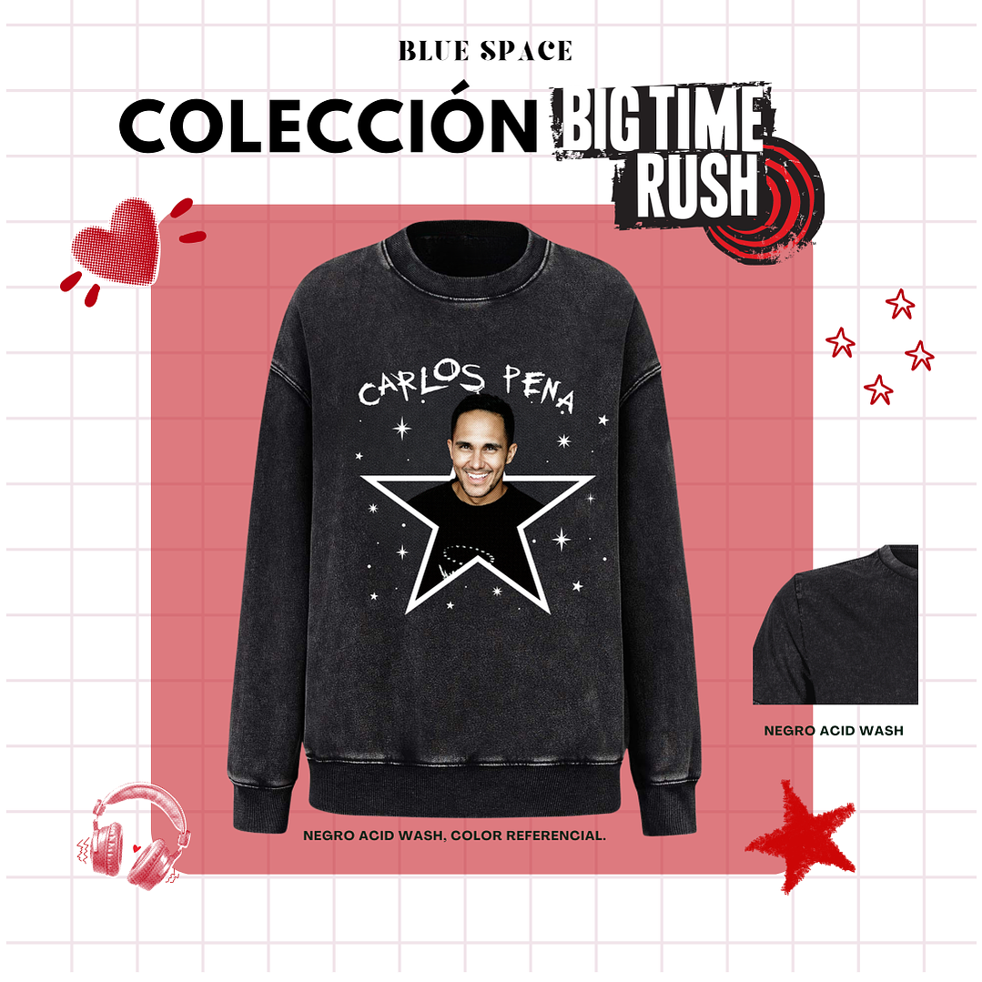 Polera BIG TIME RUSH CHILE - CARLOS PENA 8