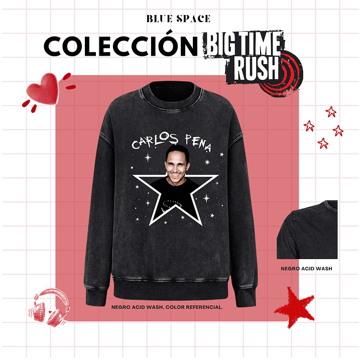 Polera BIG TIME RUSH CHILE - CARLOS PENA 8