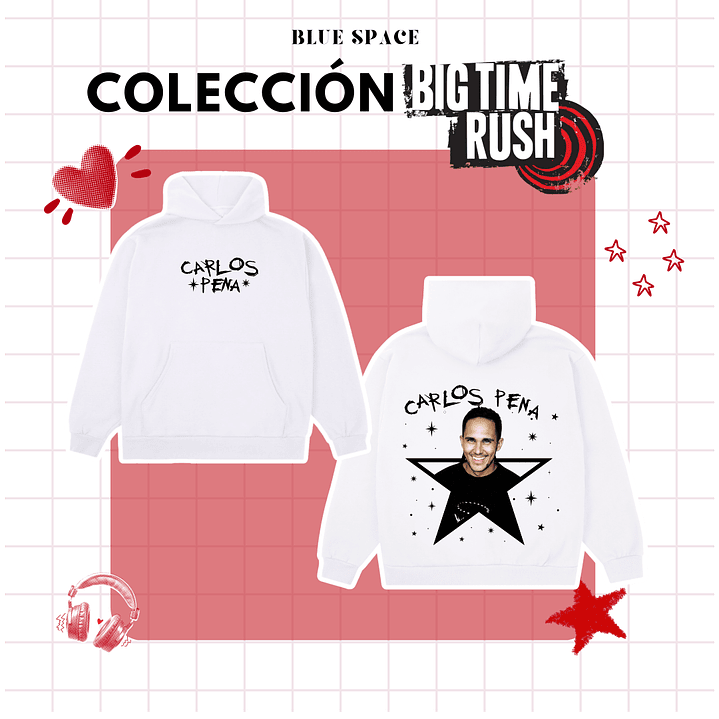 Polera BIG TIME RUSH CHILE - CARLOS PENA 12
