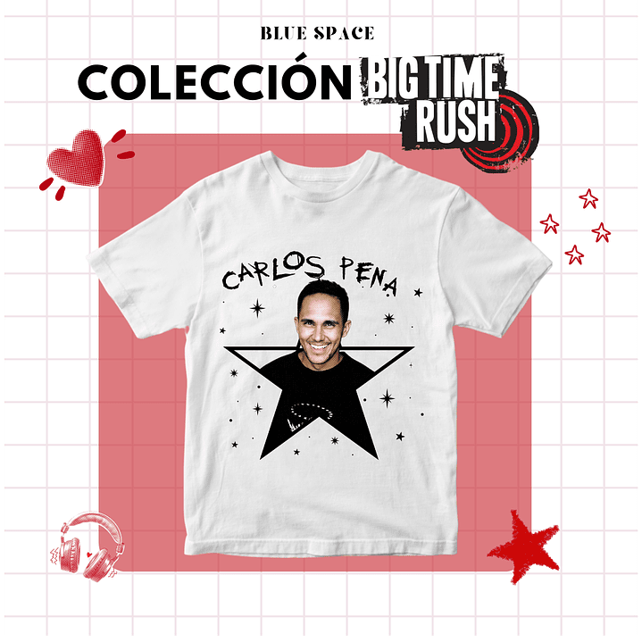 Polera BIG TIME RUSH CHILE - CARLOS PENA 4