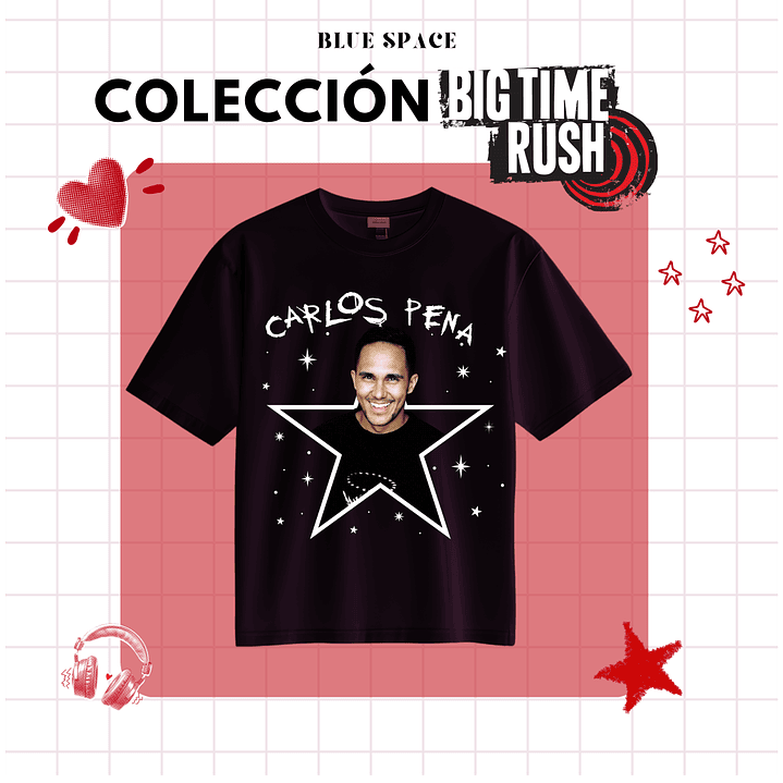 Polera BIG TIME RUSH CHILE - CARLOS PENA 1