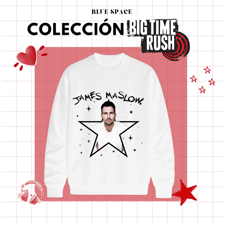 Polera BIG TIME RUSH CHILE - JAMES MASLOW 13