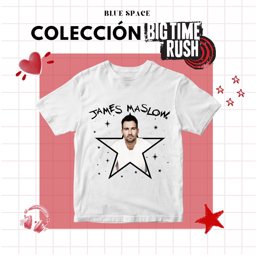 Polera BIG TIME RUSH CHILE - JAMES MASLOW 4