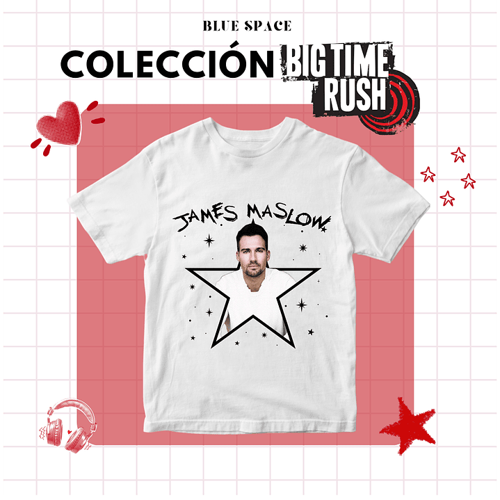 Polera BIG TIME RUSH CHILE - JAMES MASLOW 4
