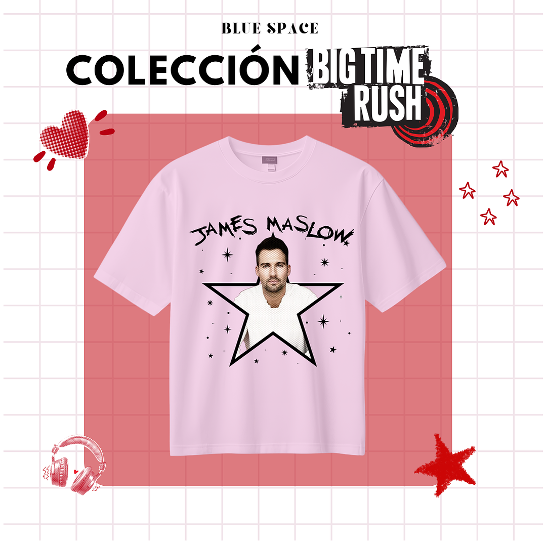 Polera BIG TIME RUSH CHILE - JAMES MASLOW 6