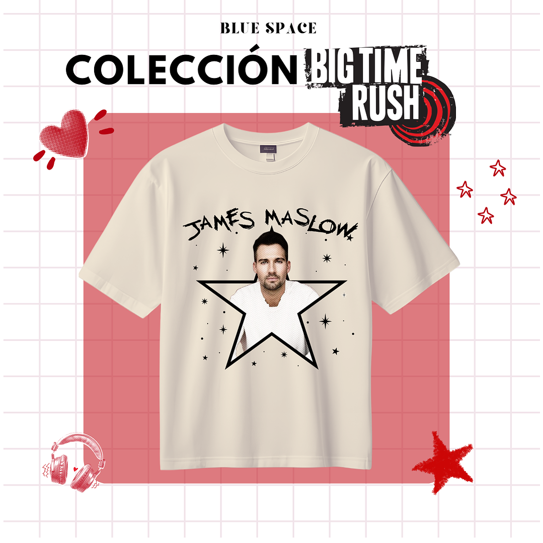 Polera BIG TIME RUSH CHILE - JAMES MASLOW 5