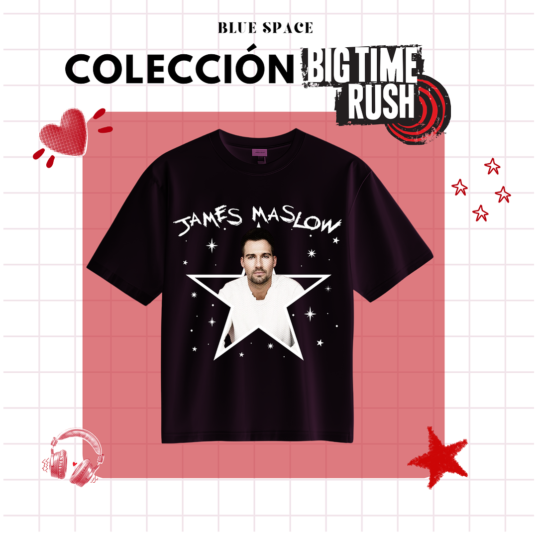 Polera BIG TIME RUSH CHILE - JAMES MASLOW 1