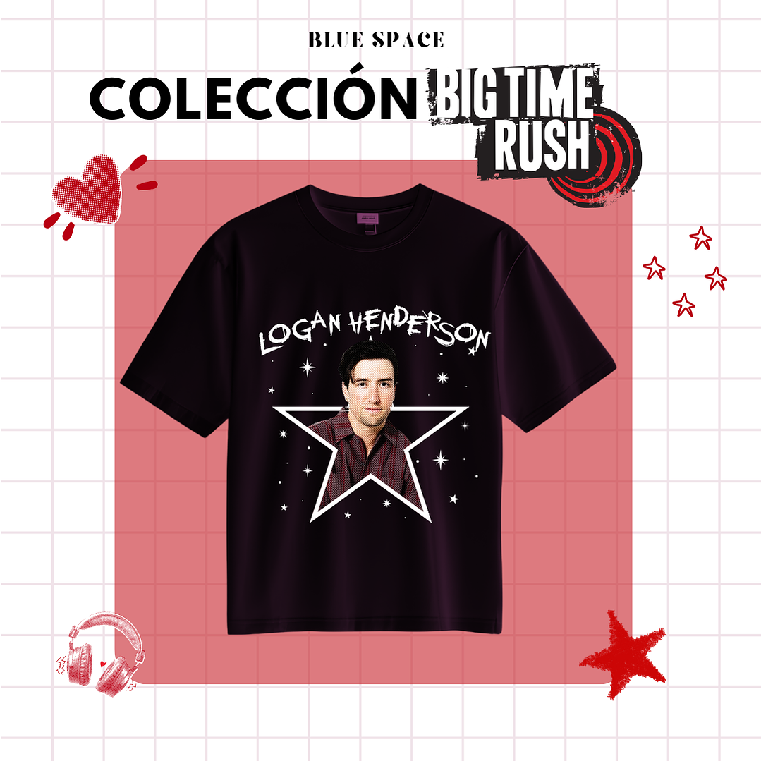 Polera BIG TIME RUSH CHILE - LOGAN HENDERSON 1
