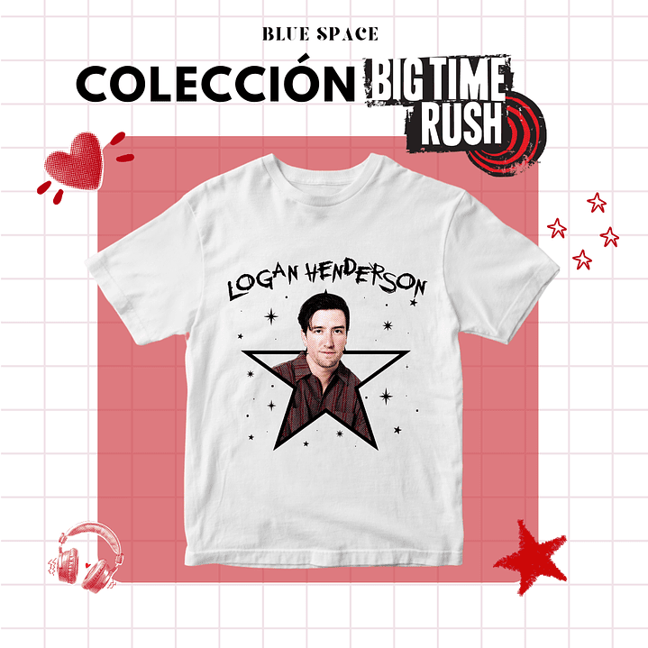 Polera BIG TIME RUSH CHILE - LOGAN HENDERSON 5