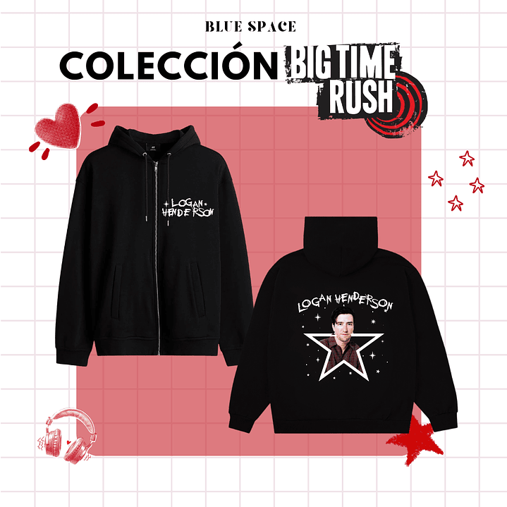 Polera BIG TIME RUSH CHILE - LOGAN HENDERSON 8