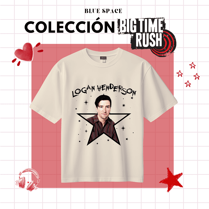 Polera BIG TIME RUSH CHILE - LOGAN HENDERSON 6