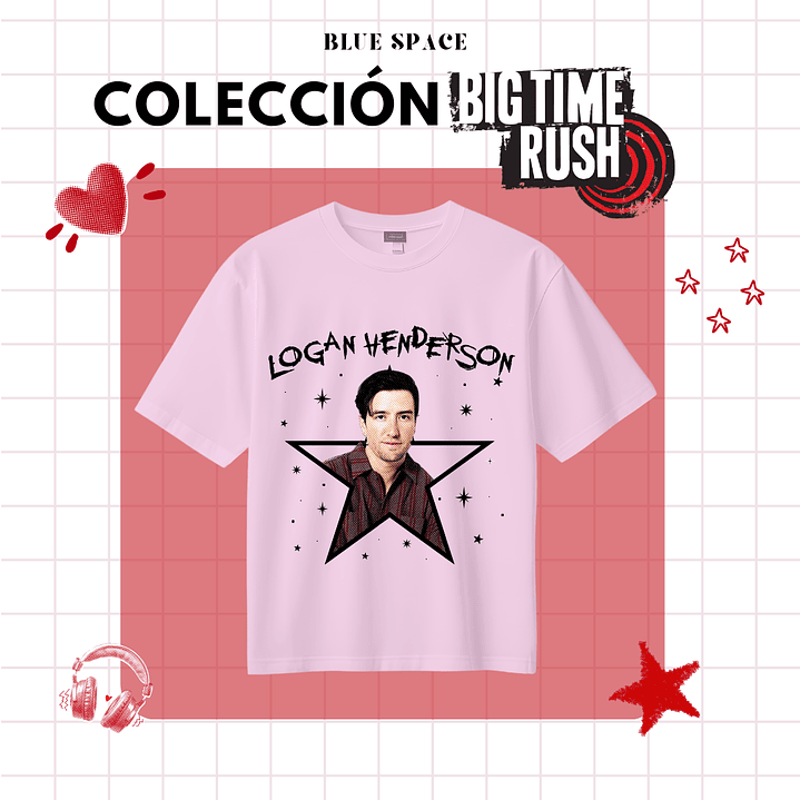 Polera BIG TIME RUSH CHILE - LOGAN HENDERSON 4
