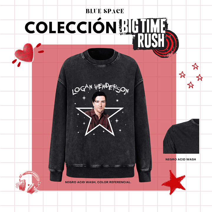 Polera BIG TIME RUSH CHILE - LOGAN HENDERSON 10