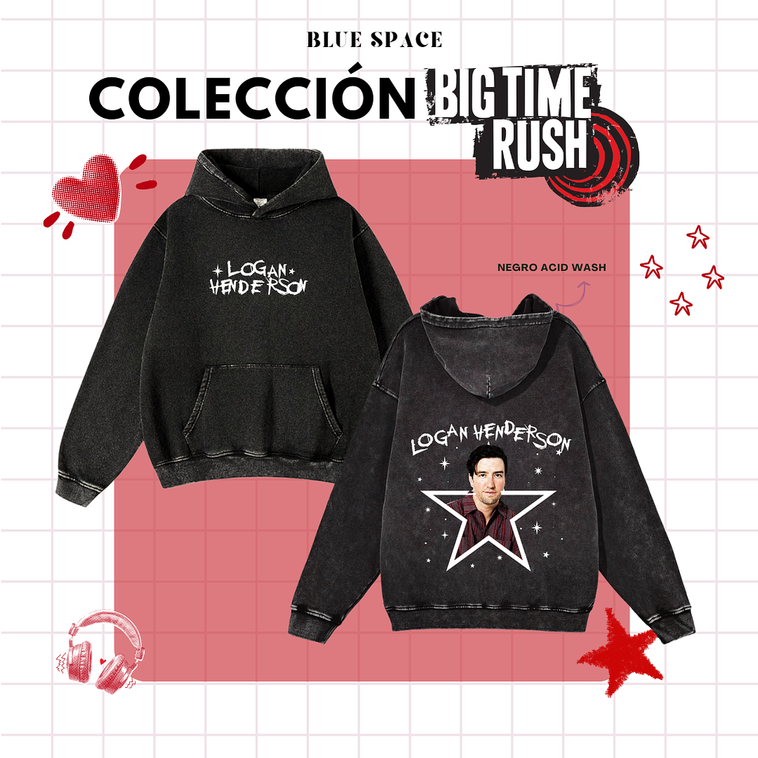Polera BIG TIME RUSH CHILE - LOGAN HENDERSON 7