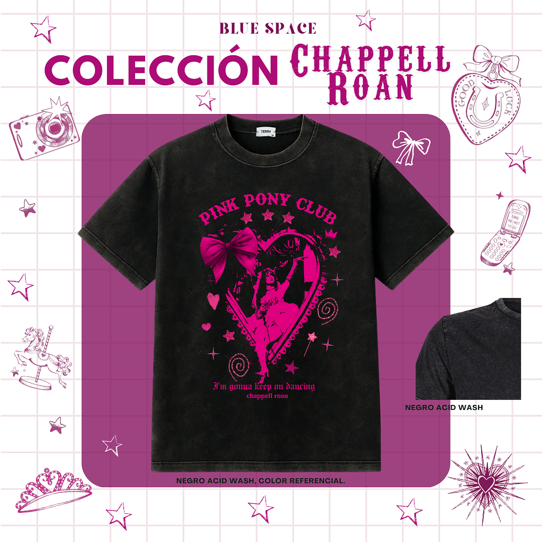 Polera Chappell Roan - PINK PONY CLUB LOLLA 26' 3