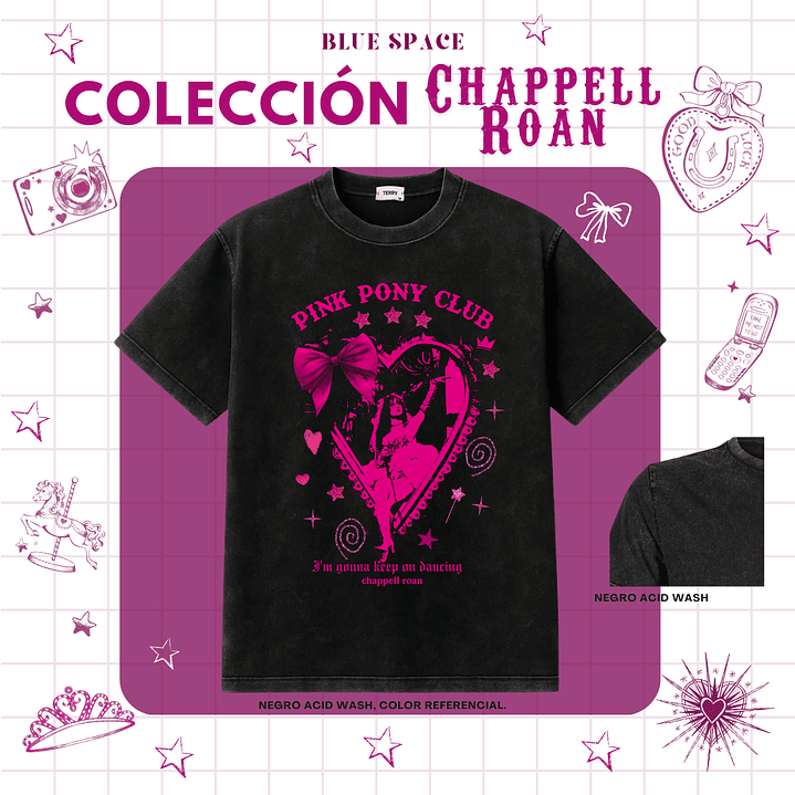 Polera Chappell Roan - PINK PONY CLUB LOLLA 26' 3