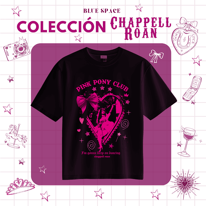 Polera Chappell Roan - PINK PONY CLUB LOLLA 26' 2