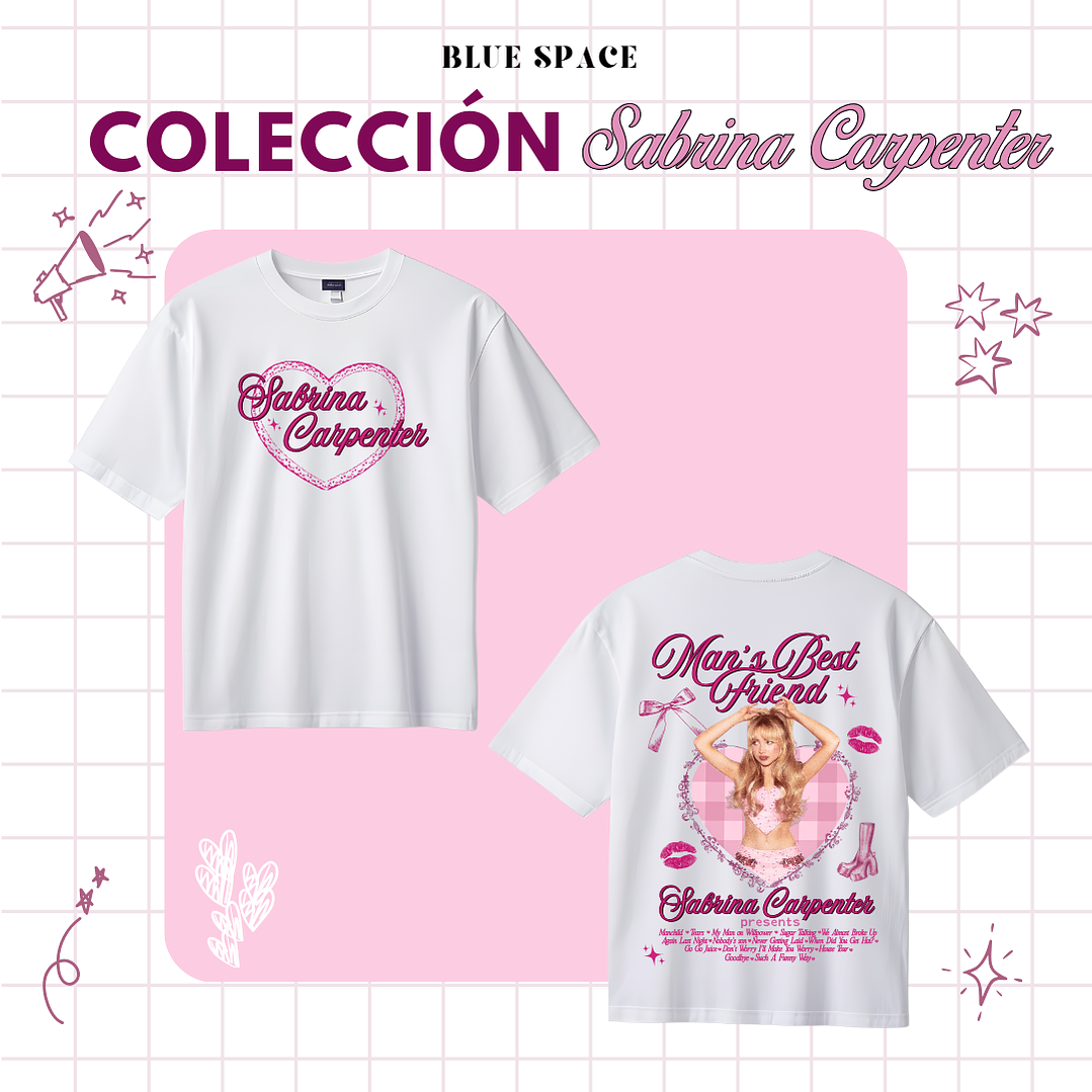 Polera Sabrina Carpenter - Man's Best Friend LOLLA 26 4