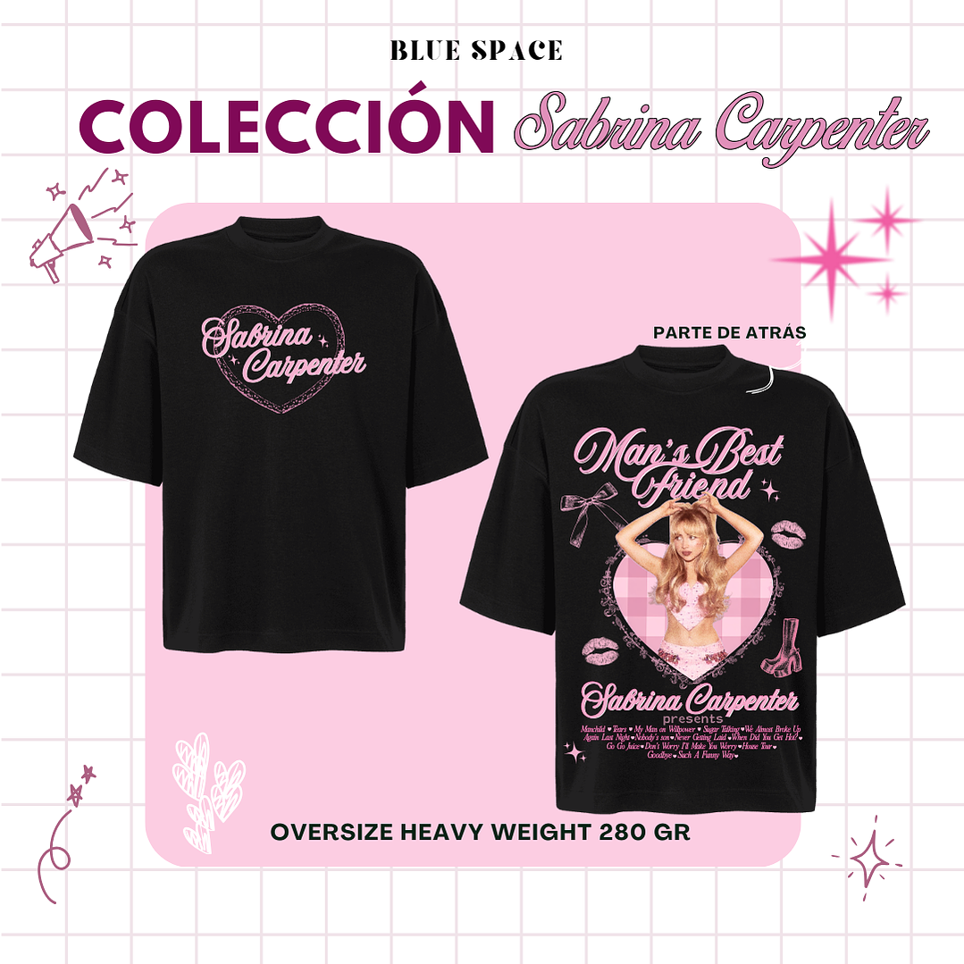Polera Sabrina Carpenter - Man's Best Friend LOLLA 26 2