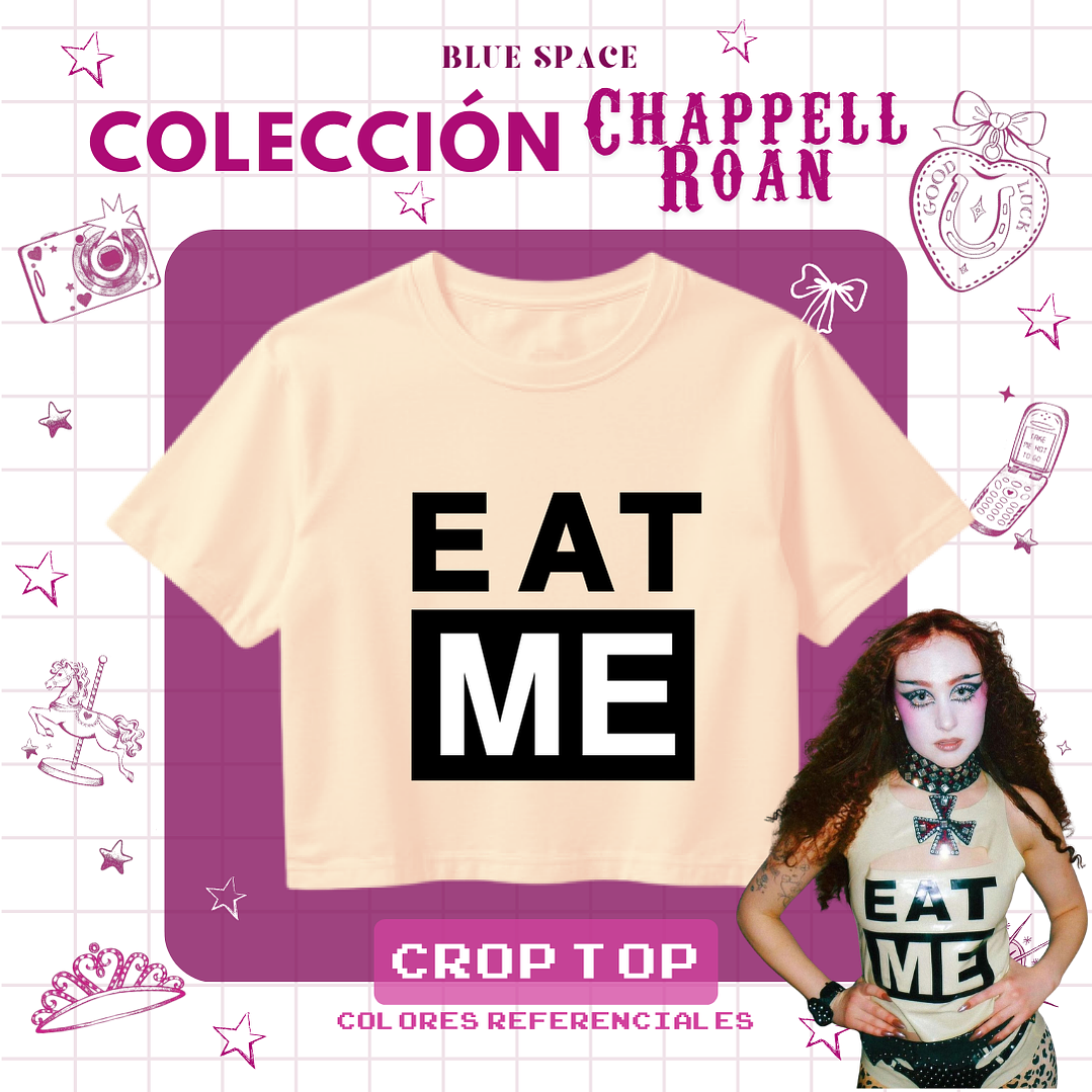 Crop Top Chappell Roan - EAT ME  1