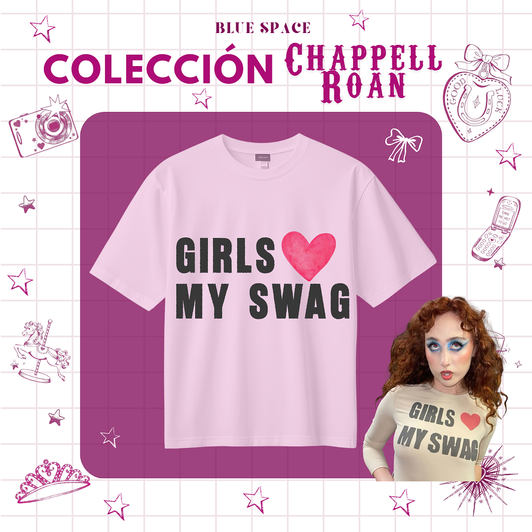 Crop Top Chappell Roan - GIRLS LOVE MY SWAG  5