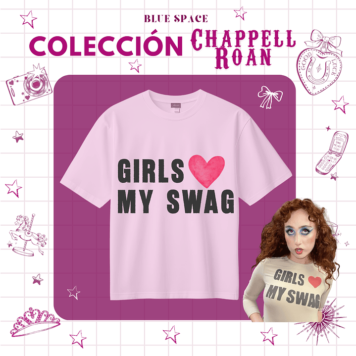 Crop Top Chappell Roan - GIRLS LOVE MY SWAG  5