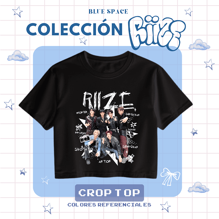 Crop Top RIIZE - Group Design 2