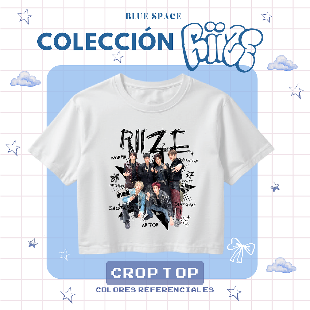 Crop Top RIIZE - Group Design 1