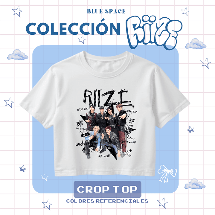 Crop Top RIIZE - Group Design 1