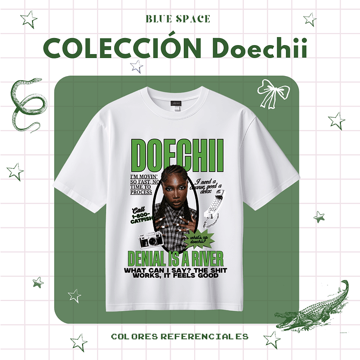 Polera DOECHII - DENIAL IS A RIVER 5