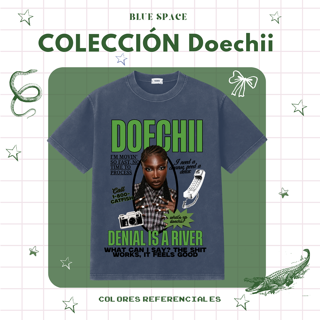 Polera DOECHII - DENIAL IS A RIVER 3