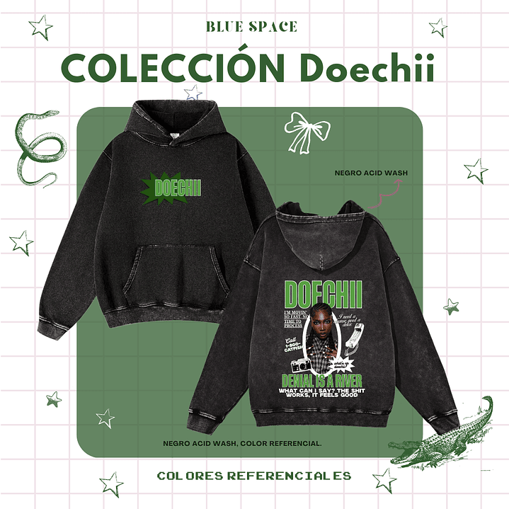 Polera DOECHII - DENIAL IS A RIVER 9