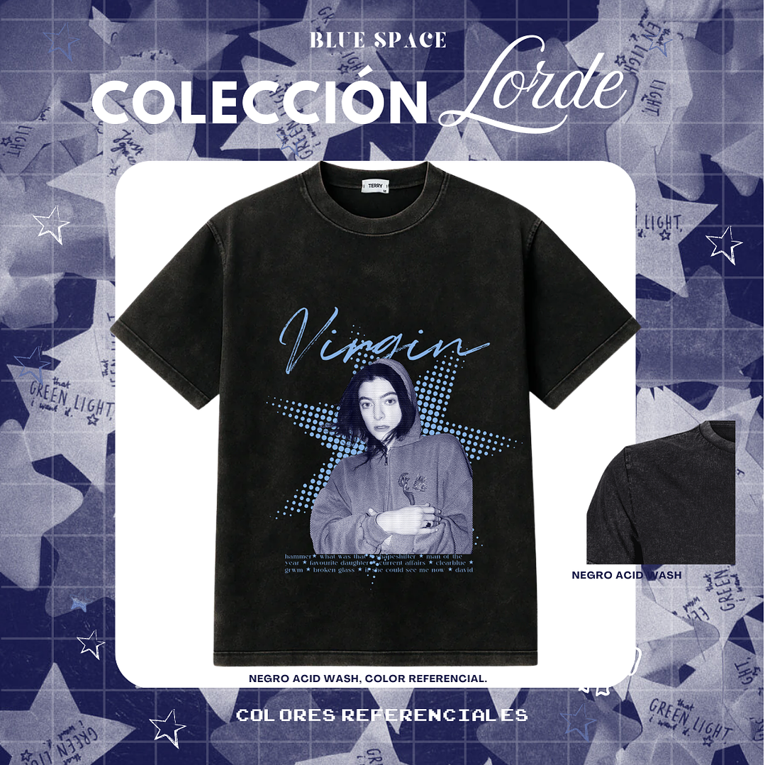 Polera LORDE - VIRGIN (STARS) 1