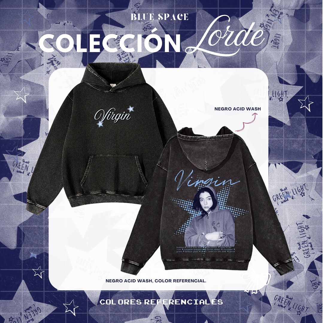 Polera LORDE - VIRGIN (STARS) 12