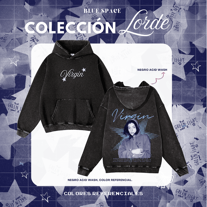 Polera LORDE - VIRGIN (STARS) 12
