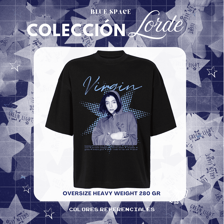 Polera LORDE - VIRGIN (STARS) 3